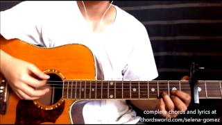 Love Will Remember Chords quotSelena Gomezquot ChordsWorldcom Guitar Tutorial [upl. by Ahsiemal950]