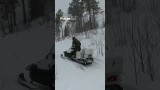 US Marines warm up for Nordic Response 24 with snowmobile training [upl. by Ahswat]