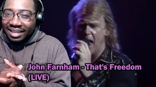 John Farnham  Thats Freedom Live  Reaction [upl. by Bluhm467]