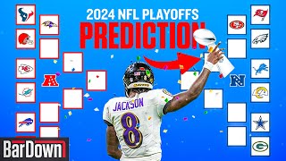 WE PREDICTED THE 2024 SUPER BOWL WINNER  NFL BRACKET CHALLENGE [upl. by Cia332]