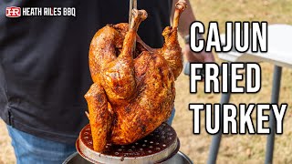 Deep Fried Cajun Turkey  Heath Riles BBQ [upl. by Olnton]