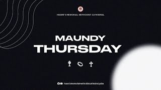 MAUNDY THURSDAY SERVICE  THURSDAY 28TH MARCH 2024 [upl. by Dnomal841]