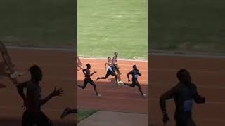 Kenyan Omanyalas RECORD 200M HISTORIC FINISH [upl. by Aronle]