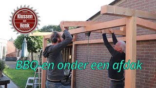 Afdak voor boven de Barbeque bouwen [upl. by Nywles197]