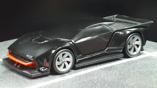 HW KITT concept by Hot Wheels w3D printed wheels swap Knight Rider custom [upl. by Asirrak]