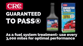 CRC GUARANTEED TO PASS Emissions Test Formula amp Complete Fuel System Cleaner [upl. by Ruperta]