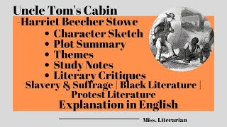 Uncle Toms Cabin by Harriet Beecher StoweSummary Themes Notesuncletomscabin harrietbeecherstowe [upl. by Ivonne]