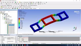 Model Analysis of Chassis in ANSYS Tutorial to find mode shapes and frequencies [upl. by Berlinda]