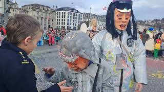 fasnacht in Luzern schtad umzug [upl. by Lonny922]