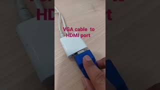 How to connect projecter or VGA monitor in Laptop via HDMI port [upl. by Niro596]