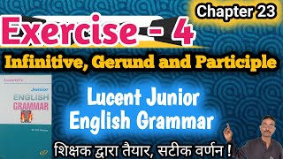 Exercise 4  infinitive gerund and participle examples  infinitives gerunds partciples in grammar [upl. by Ecydnak575]