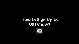 How to Sign up to USTVnow in 5 minutes [upl. by Kamerman]