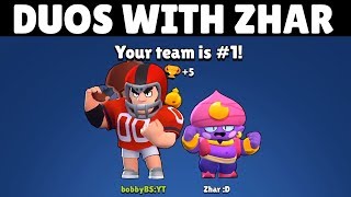 Playing Showdown with ZHAR Brawl Stars Duos [upl. by Leese]