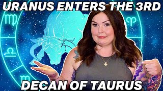 Uranus Enters The 3rd Decan of Taurus 2023 [upl. by Middlesworth959]