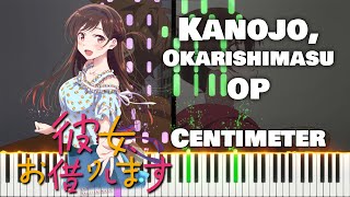 Kanojo Okarishimasu OP『Centimeter』by the peggies TV Sizepiano [upl. by Irvine]