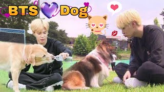 BTS PLAY WITH dogs 🐶 [upl. by Vish]