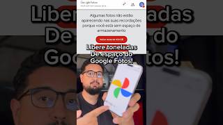 Como liberar muito espaço no google fotos [upl. by Ahsinroc12]