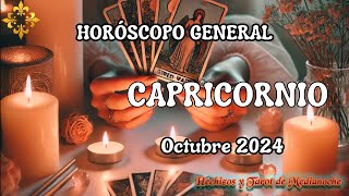 CAPRICORNIO♑✨NUEVOS Inicios LOGROS y MEJORAS ⚡HORÓSCOPO OCTUBRE 2024🍀🎁💖 Capricornio Tarot [upl. by Ailehc102]