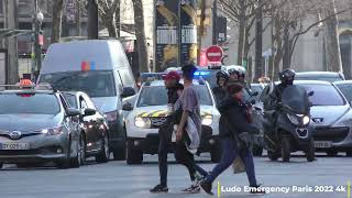 Dacia Duster Croix rouge en urgence French red cross command unit responding [upl. by Odlamur]