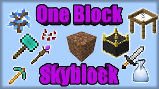 One Block Modpack Bedrock Edition MCPE Addon [upl. by Angelita844]