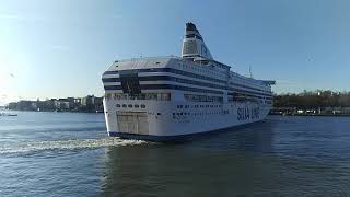 Silja Symphony arrives Helsinki Olympic Pier [upl. by Niamart]