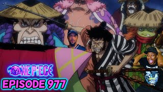 Leonardo DiKanjuro One Piece Episode 977 Reaction [upl. by Kelda]