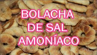 Bolacha de Sal Amoníaco  Caseira e fácil de fazer [upl. by Einoj505]