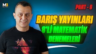 BARIŞ YAYINLARI 8Lİ TYT MATEMATİK DENEMELERİ PART  6  Kenan Kara [upl. by Montford]