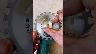 Doublesided saw blade for woodworking viralvideo woodworking decoration tools shorts [upl. by Nuahsyd]