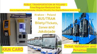 Poland Public Transport Free Full amp Reduced Fare  Jakdojade  KKM  PIT Benefit  Chek Descrip [upl. by Lotsirhc]