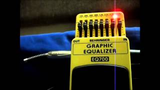 Behringer Graphic Equalizer EQ 700 Demo por Luis Ágredo [upl. by Jehoash]