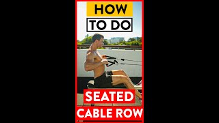 Wide Grip Seated Cable Row vs Close Grip Seated Cable Row  Seated Cable Row Exercise  Joey Thurman [upl. by Krell]