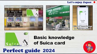 Basic knowledge of Japan’s Suica 2024 Lets enjoy Japan [upl. by Attennek]