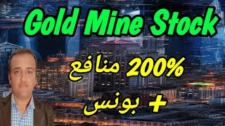 Gold mine Stock with Dividend amp Growth [upl. by Euqinomod88]