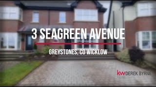 3 Seagreen Avenue Greystones Co Wicklow [upl. by Nodnil502]