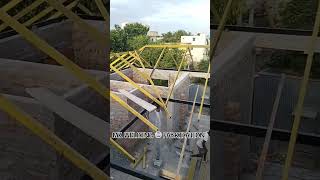 four type slope in Kerala roof structure chennai fabrication welding engineering steelstructure [upl. by Geraldina]