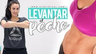 Rutina de ejercicios localizados para levantar pecho  GymVirtual [upl. by Dragde]