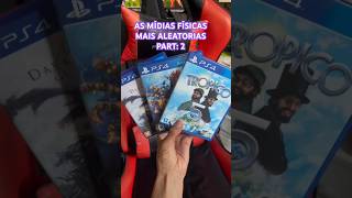 AS MÍDIAS FÍSICAS MAIS ALEATÓRIAS PARTE 2 ps4 ps5 [upl. by Neeroc805]