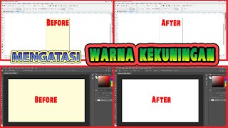 Cara Mengatasi Warna Kekuningan pada Tampilan Coreldraw dan Photoshop [upl. by Bella]