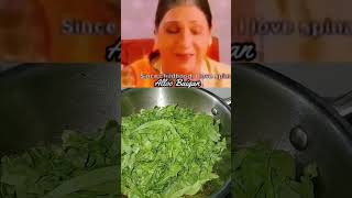 Palak Aloo🥬🥔 favourite food youtubeshorts ‎BibiKitchen07 follow for more recipes ♥️ [upl. by Latrice]