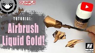 TUTORIAL  HOW TO PAINT GOLD  VALLEJO COLORS LIQUID GOLD  2021 [upl. by Mcallister]