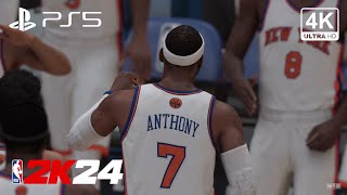 Carmelo Anthony Destroys Warriors Alone In Hall Of Fame [upl. by Egin]