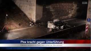 03012013 N Tödlicher Verkehrsunfall bei Wendelstein [upl. by Atiluap836]