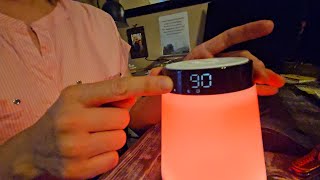 Review for AFEXOA Wake Up Light Sunrise Alarm Clock [upl. by Wesley]