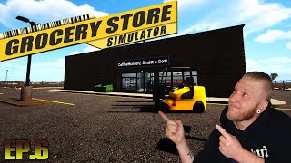 NY UPPDATERING VI KÖPER EN GAFFELTRUCK  Grocery Store Simulator  EP6 [upl. by Roselyn]