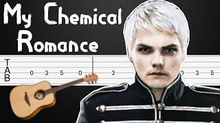 Teenagers  My Chemical Romance Guitar Tutorial Guitar Tabs Guitar Lesson [upl. by Annehcu]