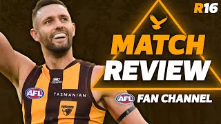 REVIEW  WEST COAST vs HAWTHORN  AFL ROUND 16 2024 [upl. by Corneille]