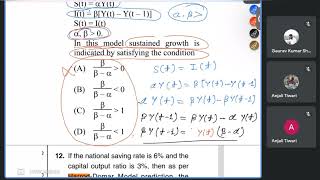 Harrod Domar model MCQ  ugcneteconomics cuet economic24 [upl. by Eugeniusz]