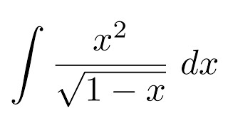 Integral of x2sqrt1x substitution [upl. by Unhsiv466]