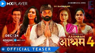 Aashram season 4 Official Trailer I AmazonMX Player I Bobby Deol I ashram season 4 ott release date [upl. by Underwood]